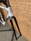 Milnes Mud-X Disc Brake Carbon Cyclocross Bike Frameset - Pale Grey